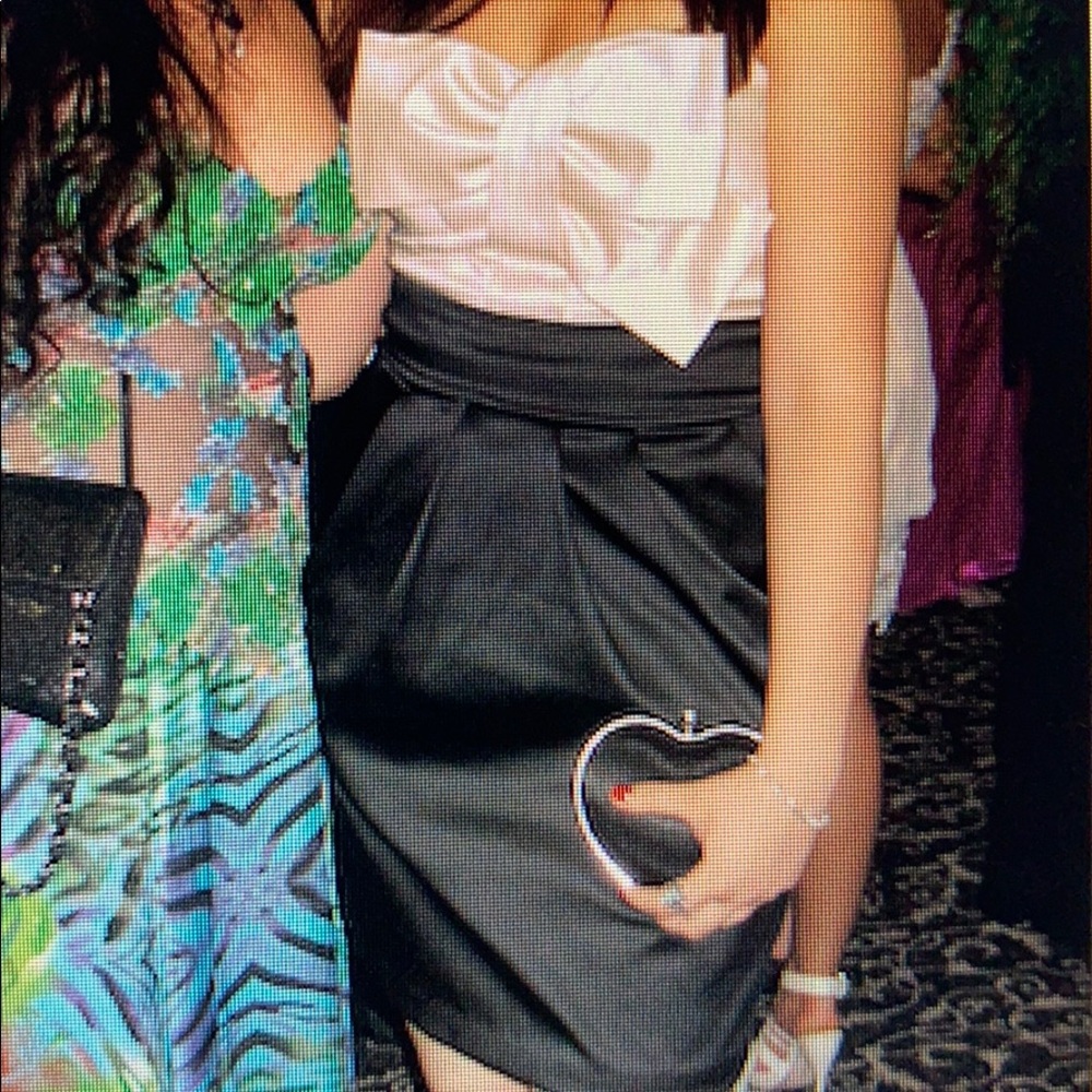 Y2K Silk Strapless Cocktail Dress